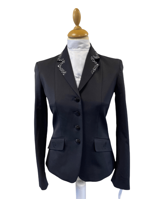 SALE - Ladies Charlotte Short Jacket with Crystal Lapels