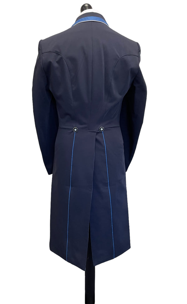 Men's Carl Dressage Tailcoat, Navy & Ocean Blue