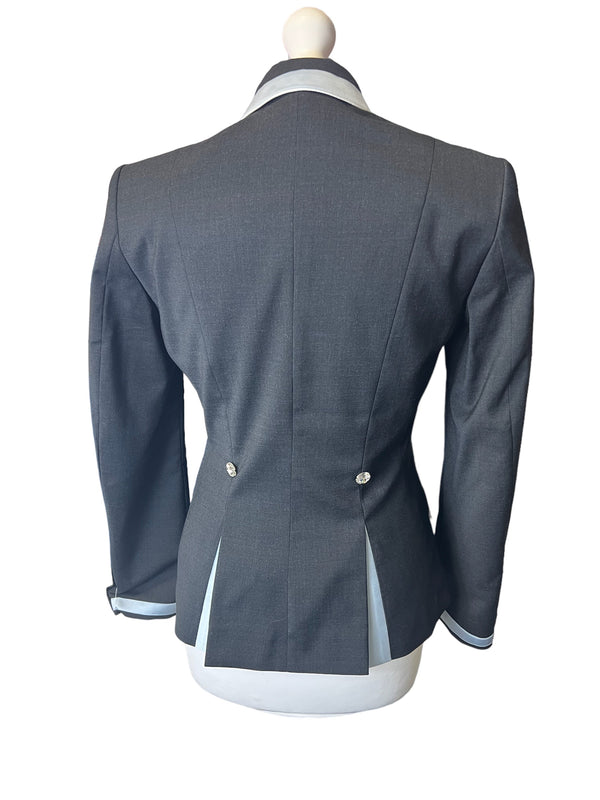 Sale -  Ladies Charlotte Short Jacket,  Charcoal Helle & Slate