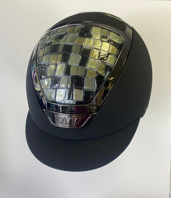 SALE Kask Helmet, Black Matt with Silver Leather Aerator