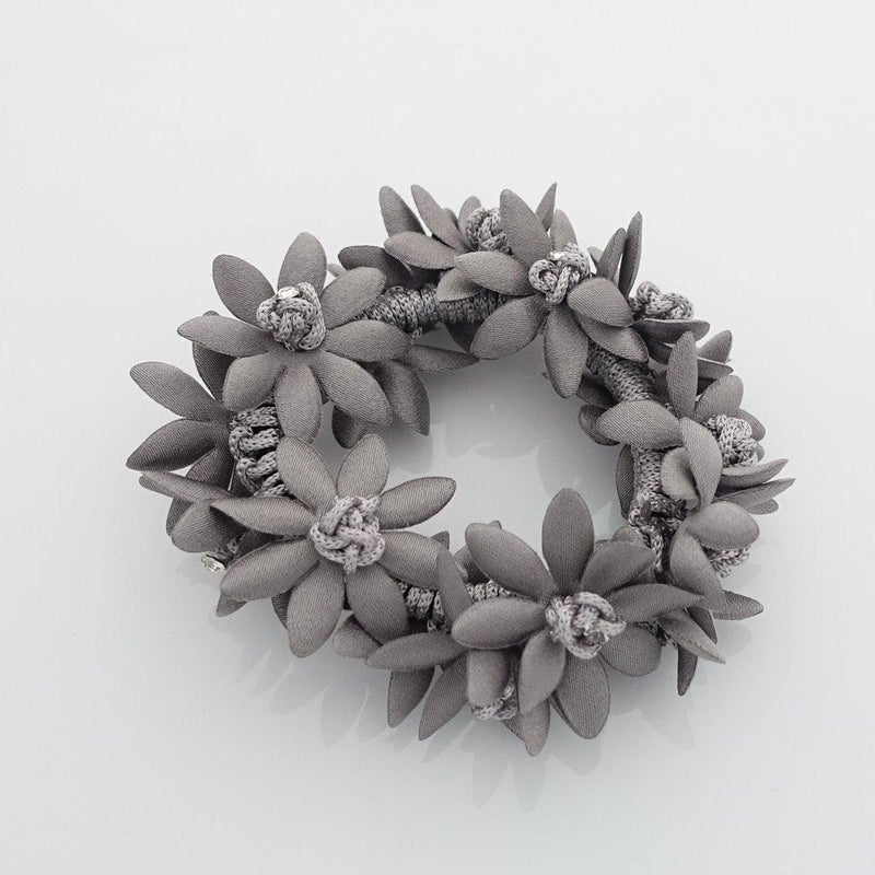 Floral Diamante Hair Tie / Scrunchie