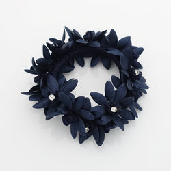 Floral Diamante Hair Tie / Scrunchie